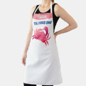 Personalisierter King-Pink-Krabbe-Grafik-Koch Schürze (InSitu)