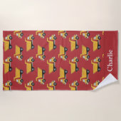 Personalisierter Kipper LKW Kinder Strandtuch (Vorderseite)
