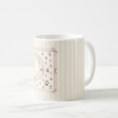 Personalisierter Kirsch-Schleifen-Becher Kaffeetasse (VorderseiteRechts)