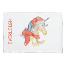 Personalisierter Kissenbezug der Kinder Weihnachts