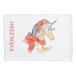 Personalisierter Kissenbezug der Kinder Weihnachts