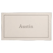 Personalisierter Kissenkoffer Kissenbezug (Vorderseite-Links)