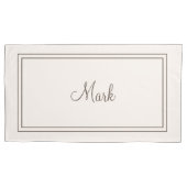 Personalisierter Kissenkoffer Kissenbezug (Vorderseite-Links)