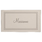 Personalisierter Kissenkoffer Kissenbezug (Vorderseite-Links)