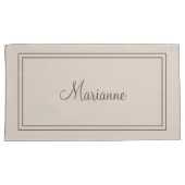 Personalisierter Kissenkoffer Kissenbezug (Vorderseite-Rechts)