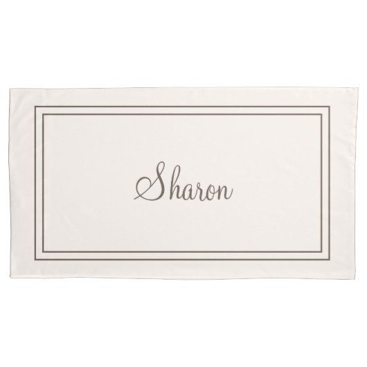 Personalisierter Kissenkoffer Kissenbezug (Vorderseite)