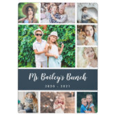 Personalisierter Klassenlehrer Klemmbrett (Rückseite)