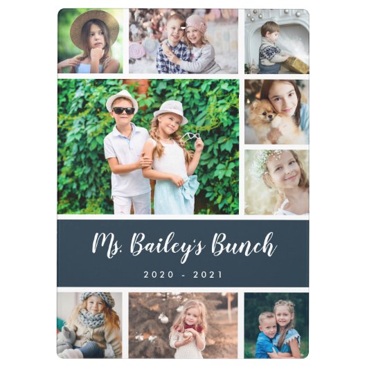 Personalisierter Klassenlehrer Klemmbrett (Rückseite)