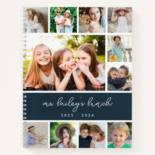 Personalisierter Klassenlehrer Notizblock (Vorderseite)