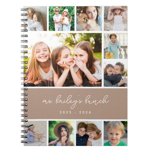 Personalisierter Klassenlehrer Notizblock (Vorderseite)