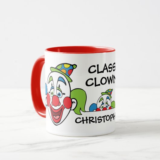 Personalisierter Klassenname Tasse (Vorderseite Links)