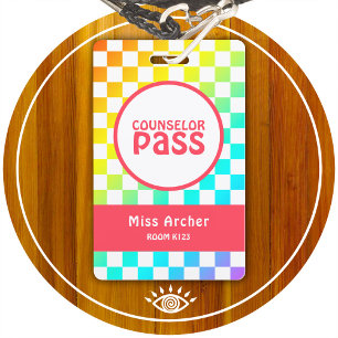 Personalisierter Klassenraum Berater Hallenpass Le Ausweis