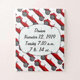 Personalisierter Klassiker Babyboy-Status Puzzle