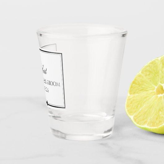 Personalisierter klassischer Bowtie Vater des Groo Schnapsglas (Rechts)