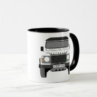 Personalisierter klassischer Land Rover Becher