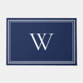 Personalisierter klassischer Monogramm-Initial-Nam Fußmatte (Vorderseite)
