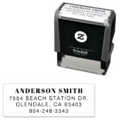 Personalisierter Klassischer Name Beruflich Permastempel (Beispiel)