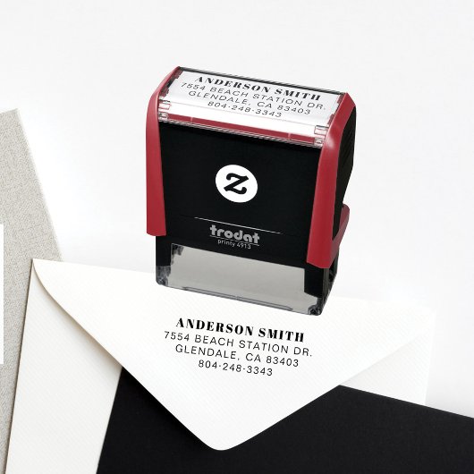 Personalisierter klassischer Name Permastempel