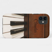Personalisierter Klavier-Musik iPhone Fall Case-Mate iPhone Hülle (Rückseite (Horizontal))