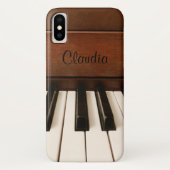 Personalisierter Klavier-Musik iPhone X Fall Case-Mate iPhone Hülle (Rückseite)