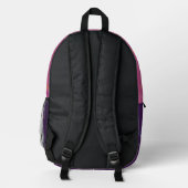 Personalisierter Klavier-Rucksack - Namen oder Tex Bedruckter Rucksack (Rückseite)