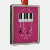 Personalisierter Klavierlehrer Ornament (Rechts)