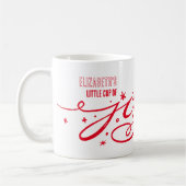 Personalisierter kleiner Cup der Joy Hand Letter T Kaffeetasse (Links)