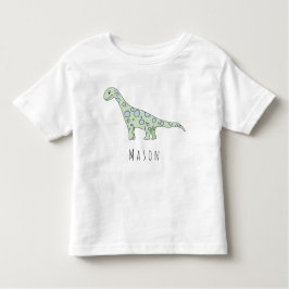 Personalisierter Kleinkind Doodle Dinosaurier mit  Kleinkind T-shirt