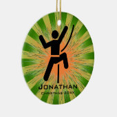 Personalisierter Klettergarten Keramik Ornament (Rechts)