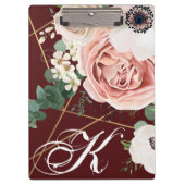 Personalisierter Klipp-Brett-geometrischer Klemmbrett (Vorderseite)