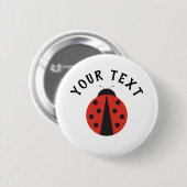 Personalisierter Knopf für die Babydusche von Lady Button (Vorne & Hinten)