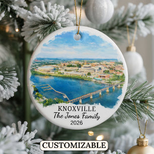 Personalisierter Knoxville-Schmuck, Benutzerdefini Keramik Ornament