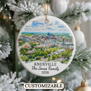Personalisierter Knoxville-Schmuck, Benutzerdefini Keramik Ornament