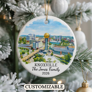 Personalisierter Knoxville-Schmuck, Benutzerdefini Keramik Ornament