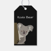 Personalisierter Koala-Bär Geschenkanhänger (Vorderseite)