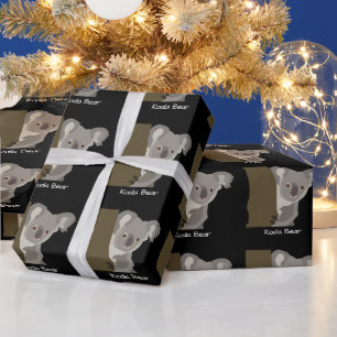 Personalisierter Koala-Bär Geschenkpapier