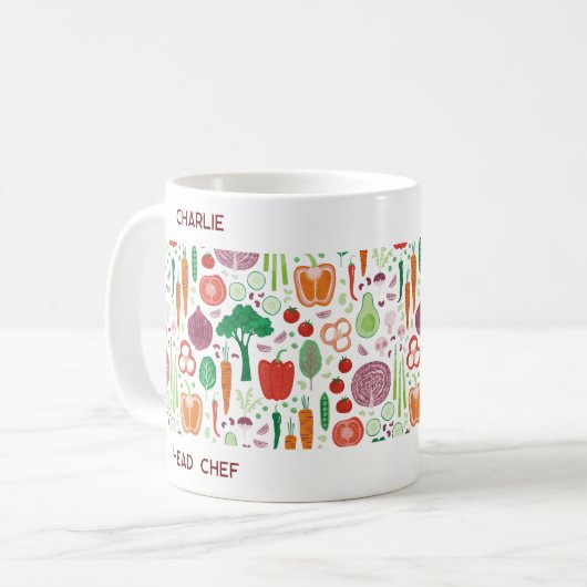 Personalisierter Koch Kaffeetasse (Vorderseite Links)