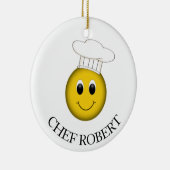 Personalisierter Koch Keramikornament (Rechts)