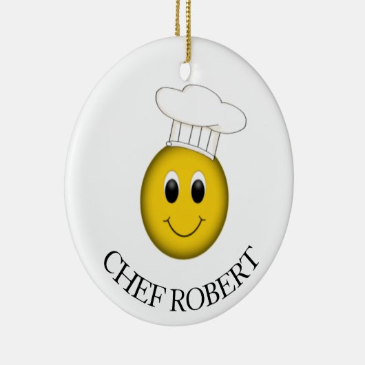 Personalisierter Koch Keramikornament (Rechts)