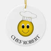 Personalisierter Koch Keramikornament (Vorne)