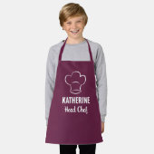 Personalisierter Koch Name Backen Cooking Custom Schürze (Getragen)
