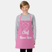 Personalisierter Koch Name Kochen Liebe Backen ind Schürze (Getragen)
