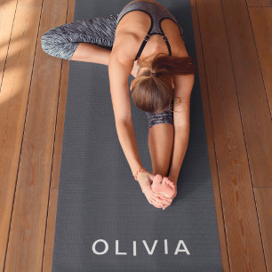 Personalisierter Kohleblauer Yogamatte