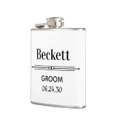 Personalisierter Kolben Flachmann (Links)