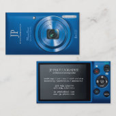 Personalisierter kompakter Digital-Kamera-Fotograf Visitenkarte (Vorne/Hinten)