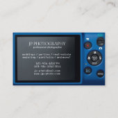 Personalisierter kompakter Digital-Kamera-Fotograf Visitenkarte (Rückseite)