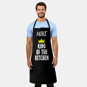 Personalisierter KÖNIG DER KÜCHE Schürze DER MÄNNE