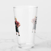 Personalisierter König des Grillbierglases Glas (Rechts)