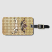 Personalisierter königlicher Erlass Gepäckanhänger (Vorderseite (Horizontal))