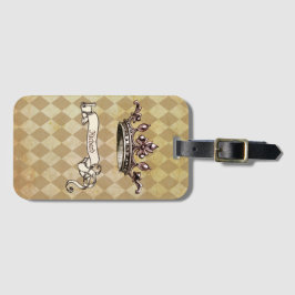 Personalisierter königlicher Erlass Gepäckanhänger